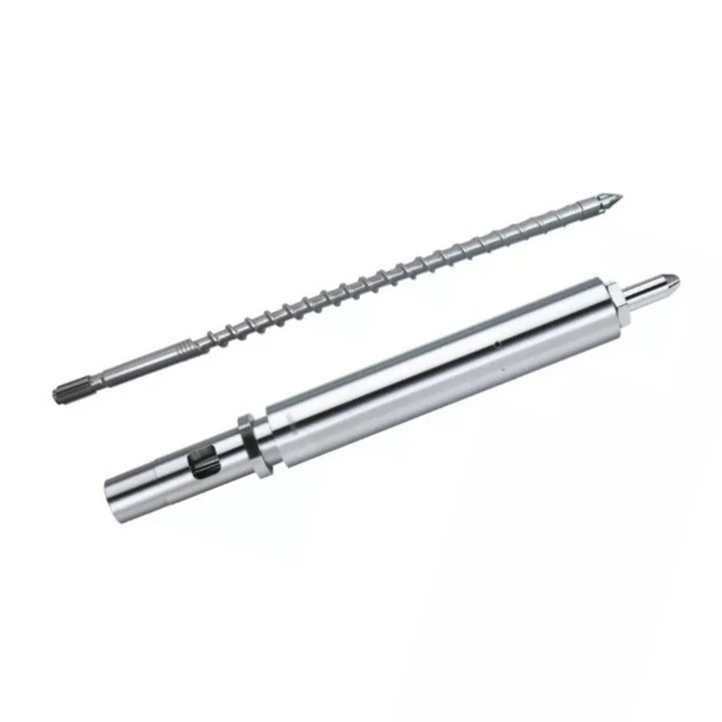 Stökkbreytt sprautumótunarskrúfa